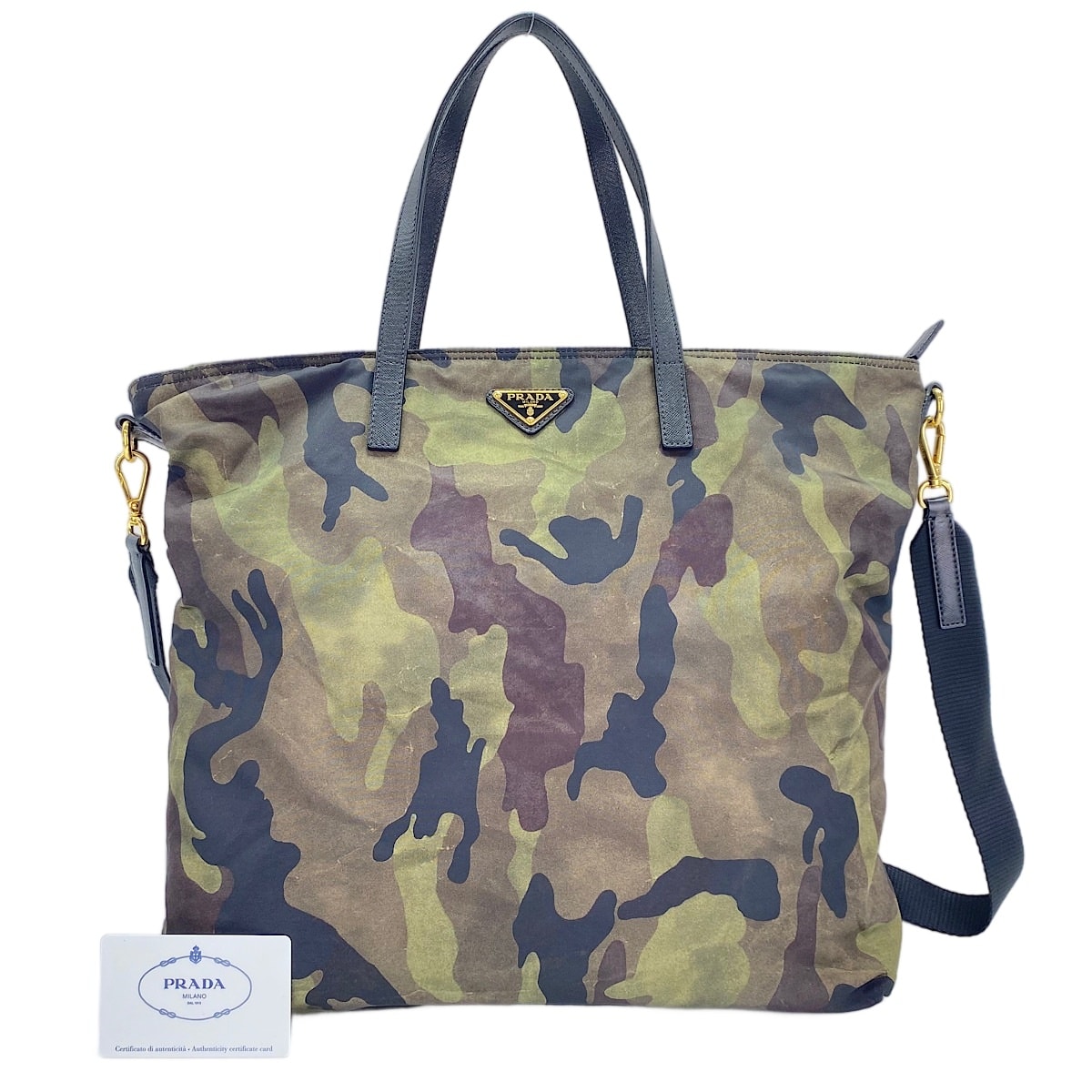 プラダ PRADA ナイロン 2WAY トートバッグ【中古】