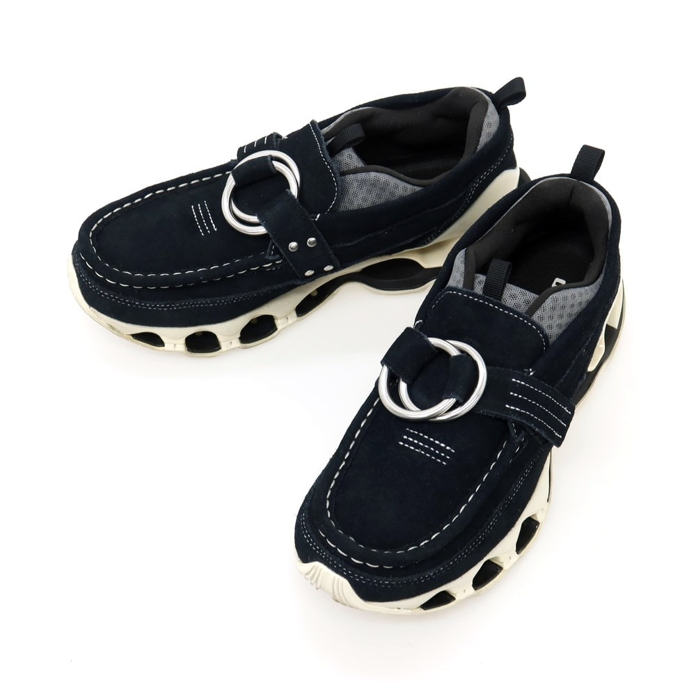 【中古】ミズノ Mizuno × 小林節正 WAVE PROPHECY RING MOC スエード スニーカー ブラック【サイズ27cm】【メンズ】