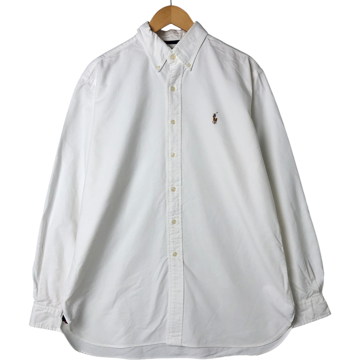 古着 ラルフローレン Ralph Lauren CLASSIC FIT 長袖 ボタンダウンシャツ メンズL相当/eaa548390