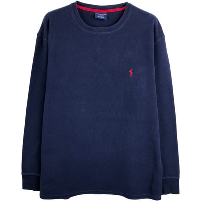 古着 ラルフローレン Ralph Lauren POLO RALPH LAUREN SLEEPWEAR サーマルロンT ワッフル メンズXL相当/eaa662149