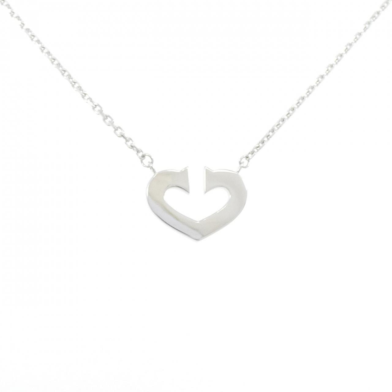 カルティエ Cハート ネックレス