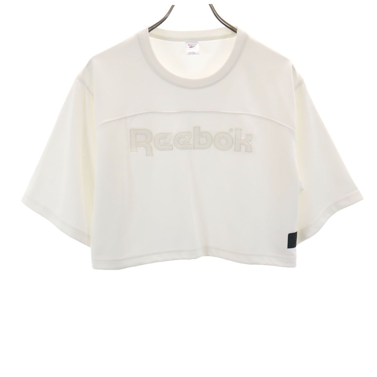 Reebok リーボック 半袖 ショート丈 Tシャツ OT ホワイト