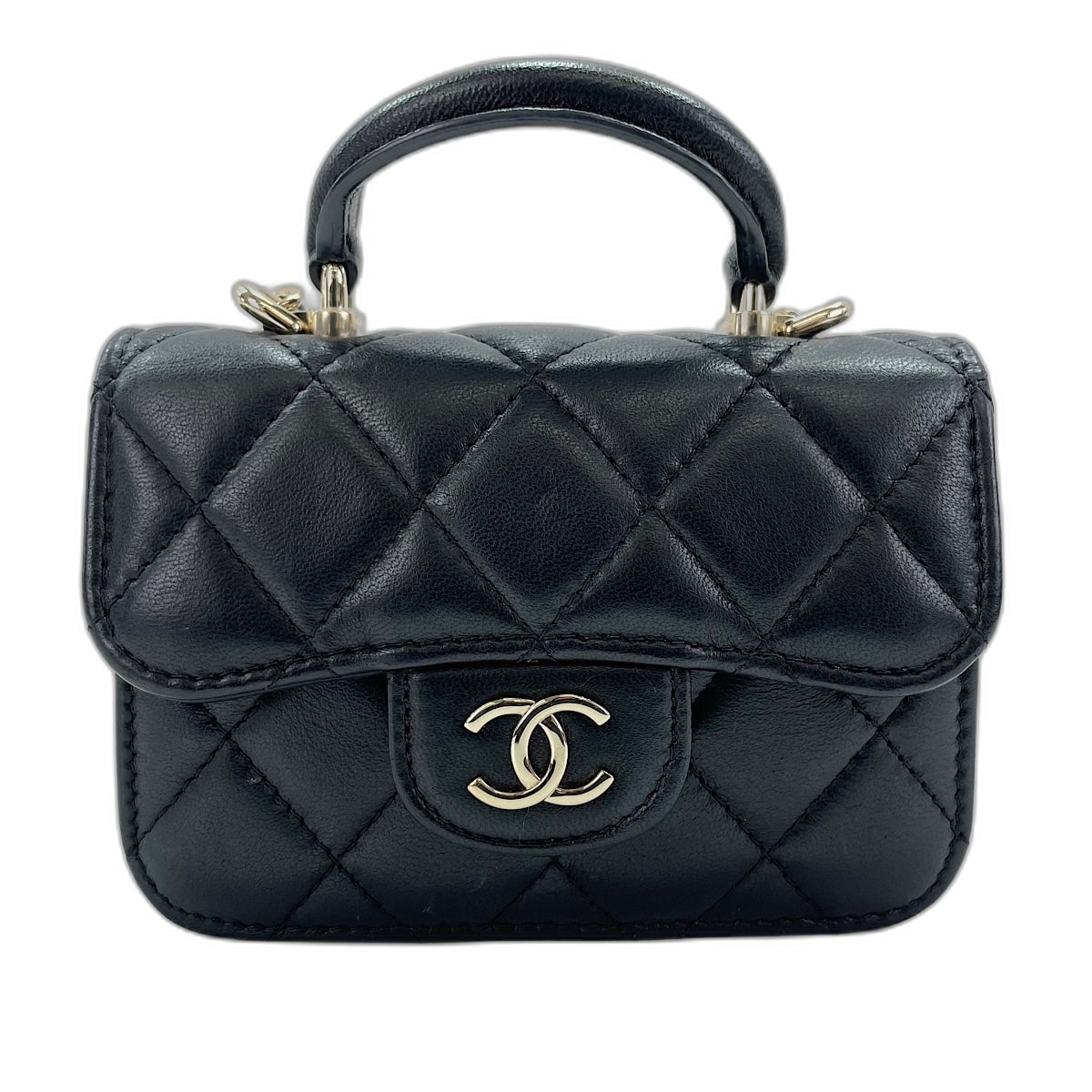 シャネル CHANEL マトラッセ ショルダーバッグ ラムスキン【中古】