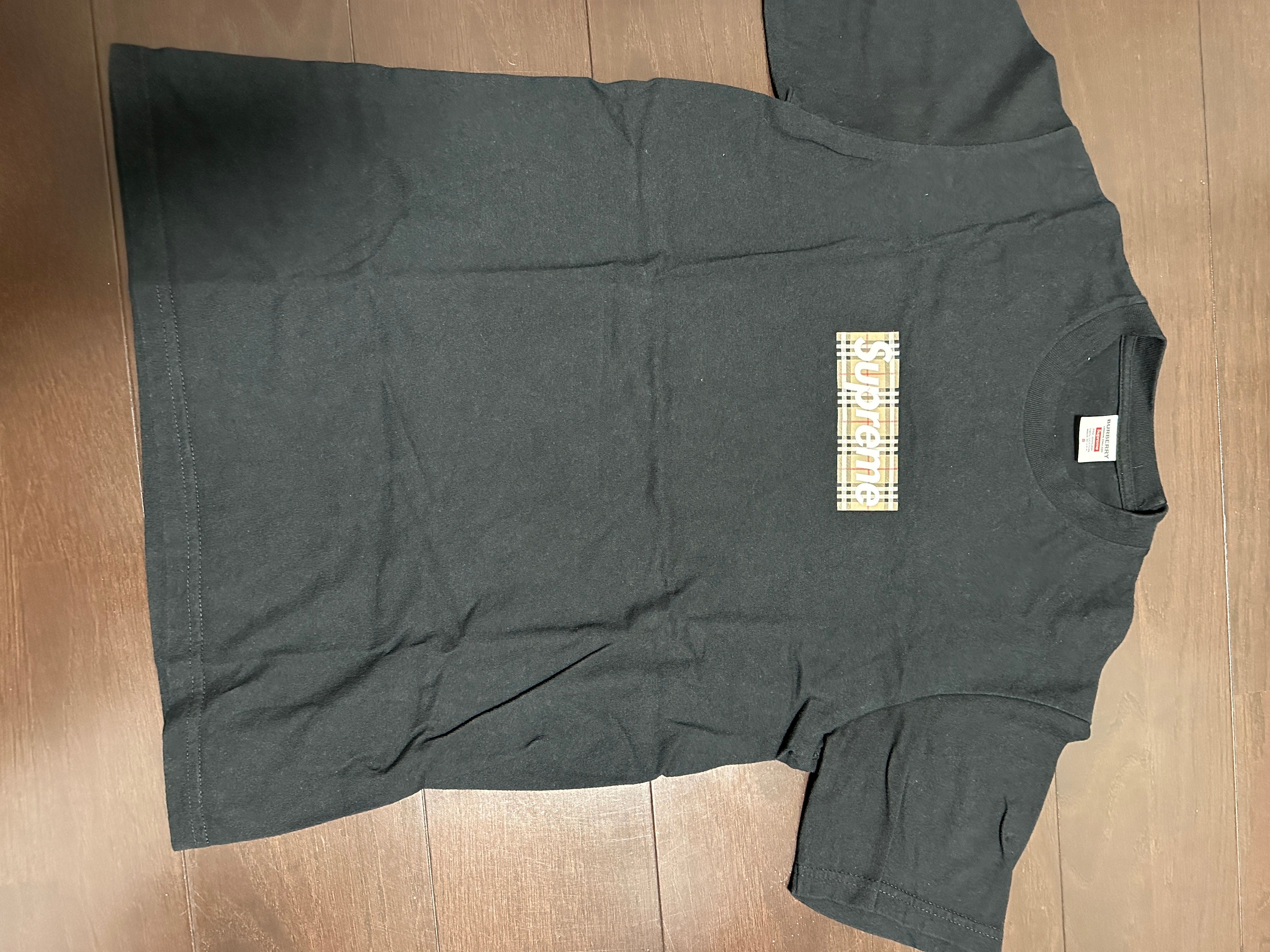 Supreme / Burberry Box Logo Tee "Black"