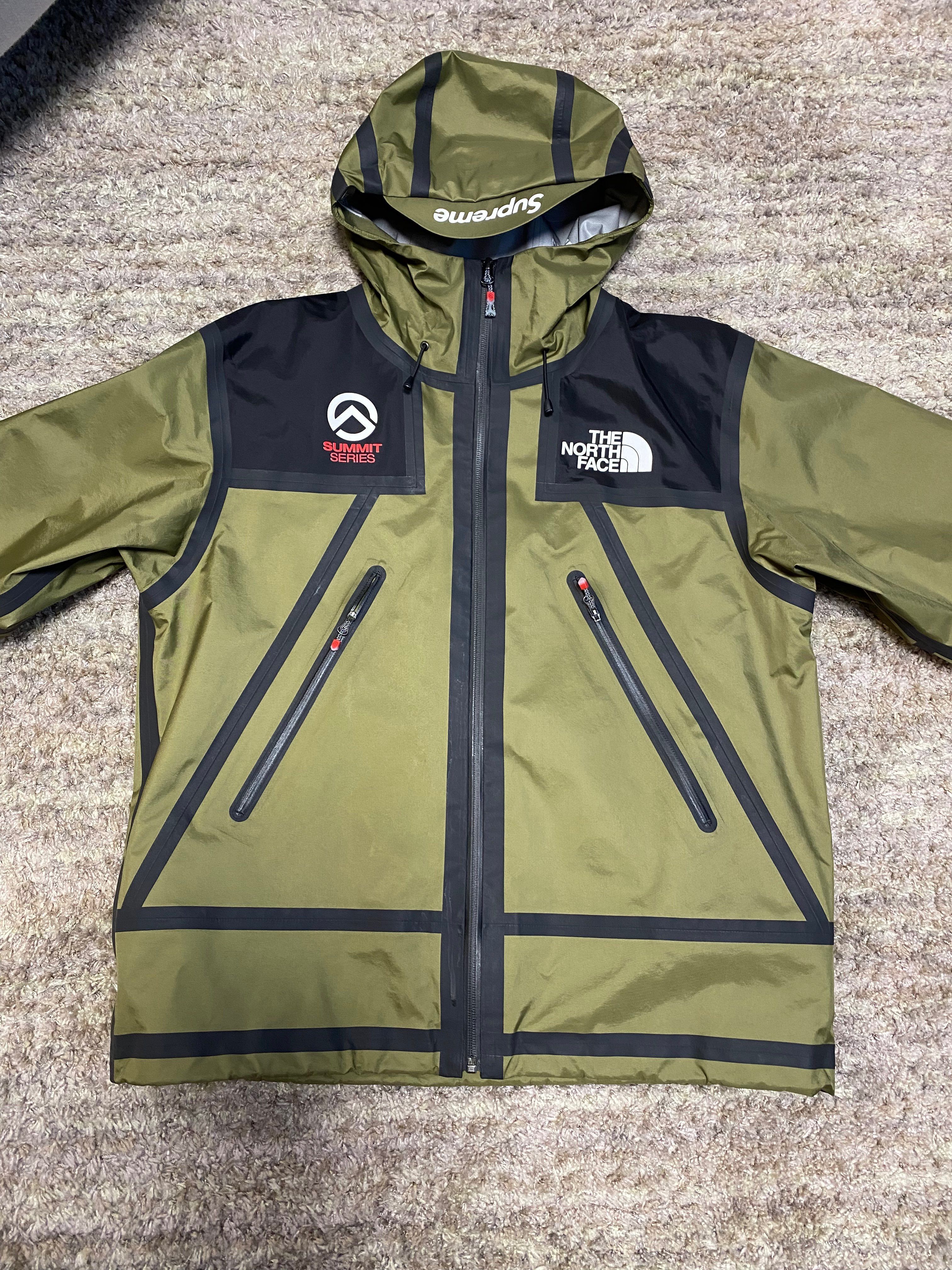 Supreme x The North Face Summit Series Outer Tape Seam Shell Jacket "Olive"