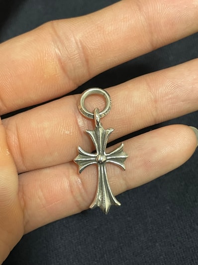 Chrome Hearts Tiny CH Cross Charm "Silver"