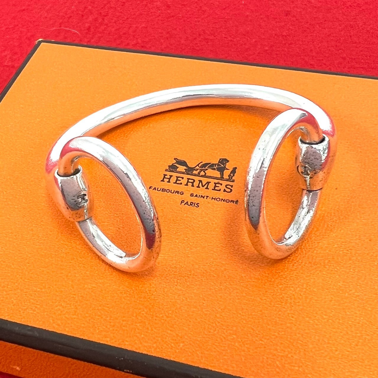 HERMES エルメス ナウシカ バングル シルバー925 バングル シルバー
 567-6