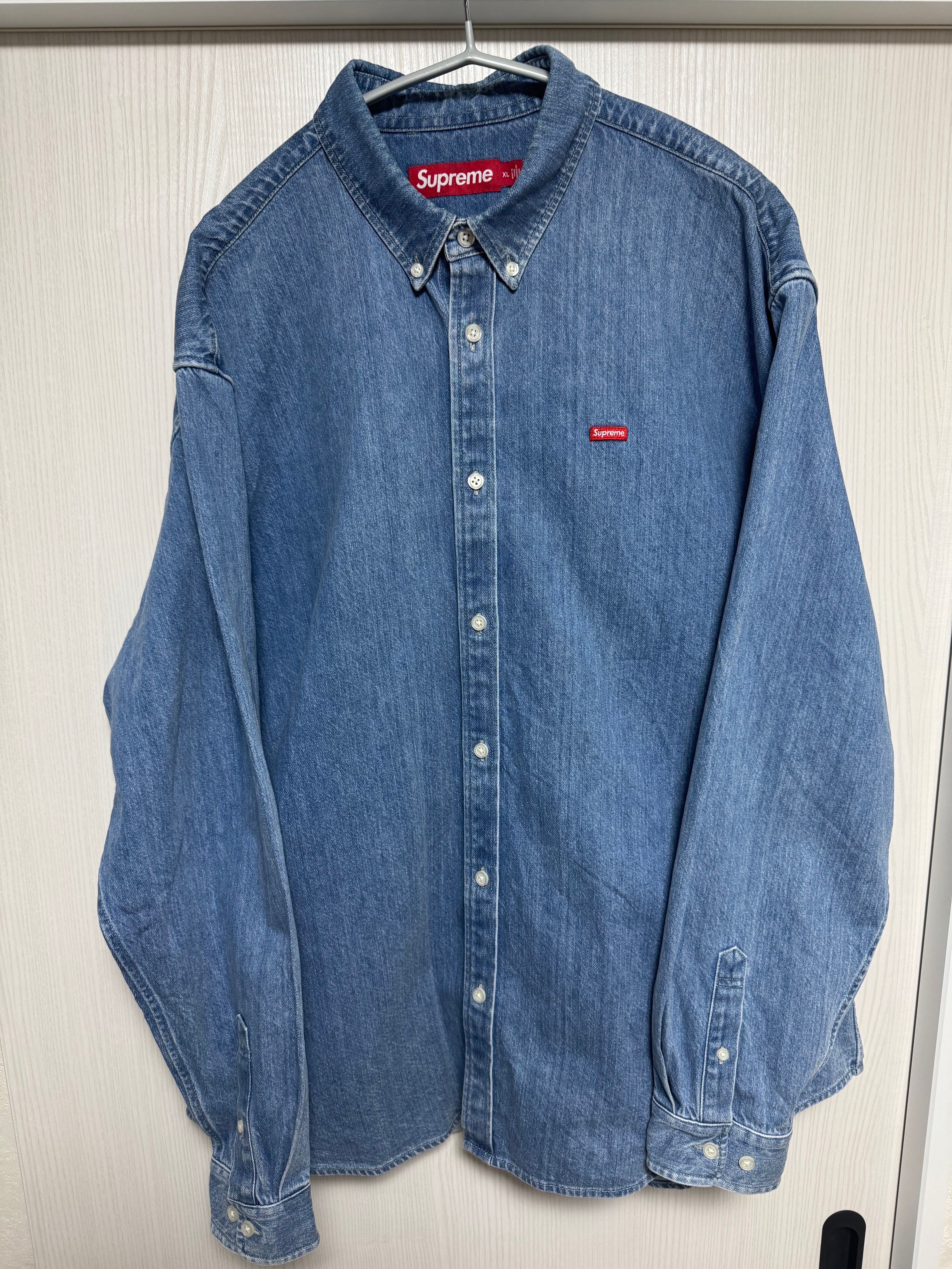 Supreme Small Box Shirt "Denim" (23FW)