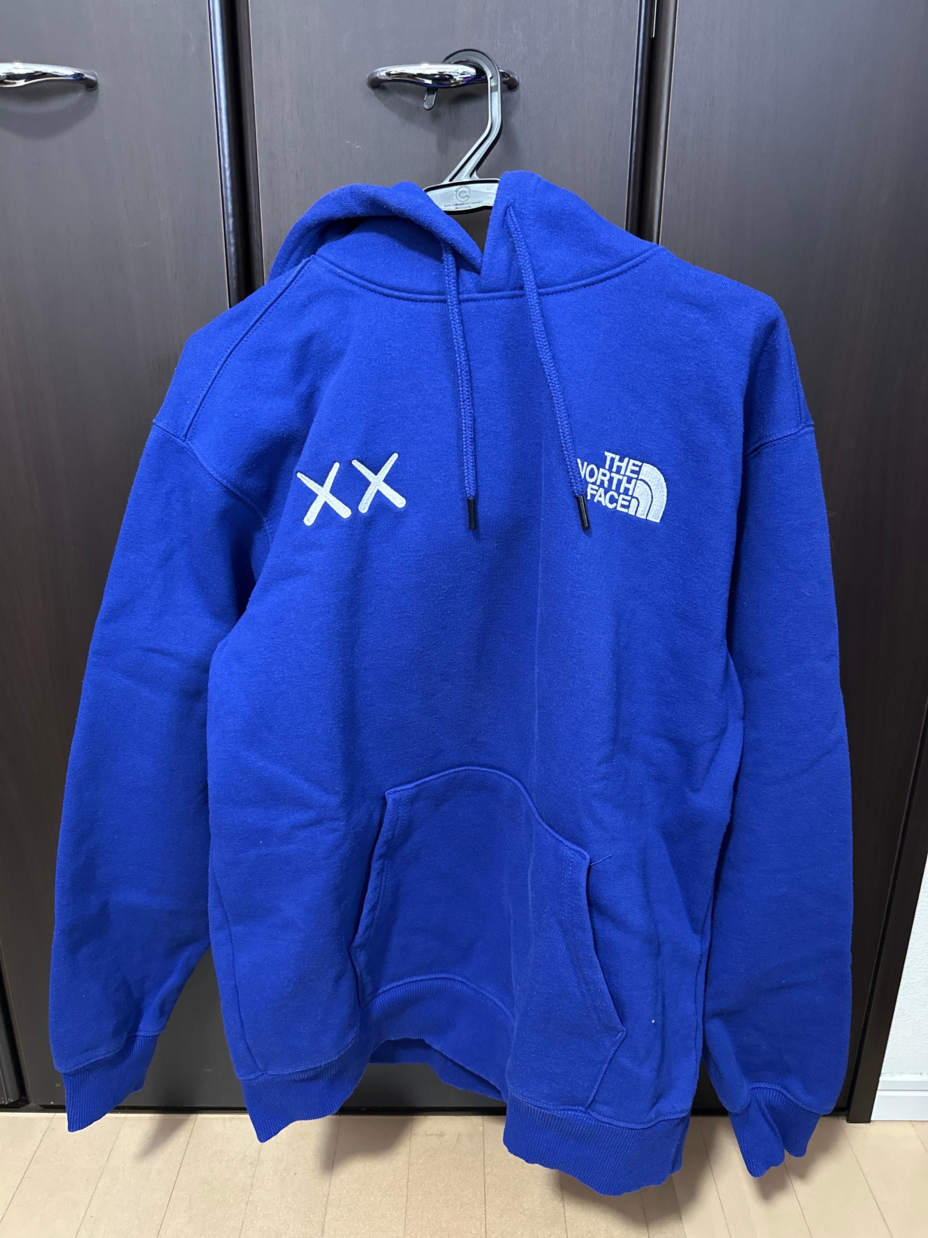 The North Face Kaws Hoodie "Blue White"