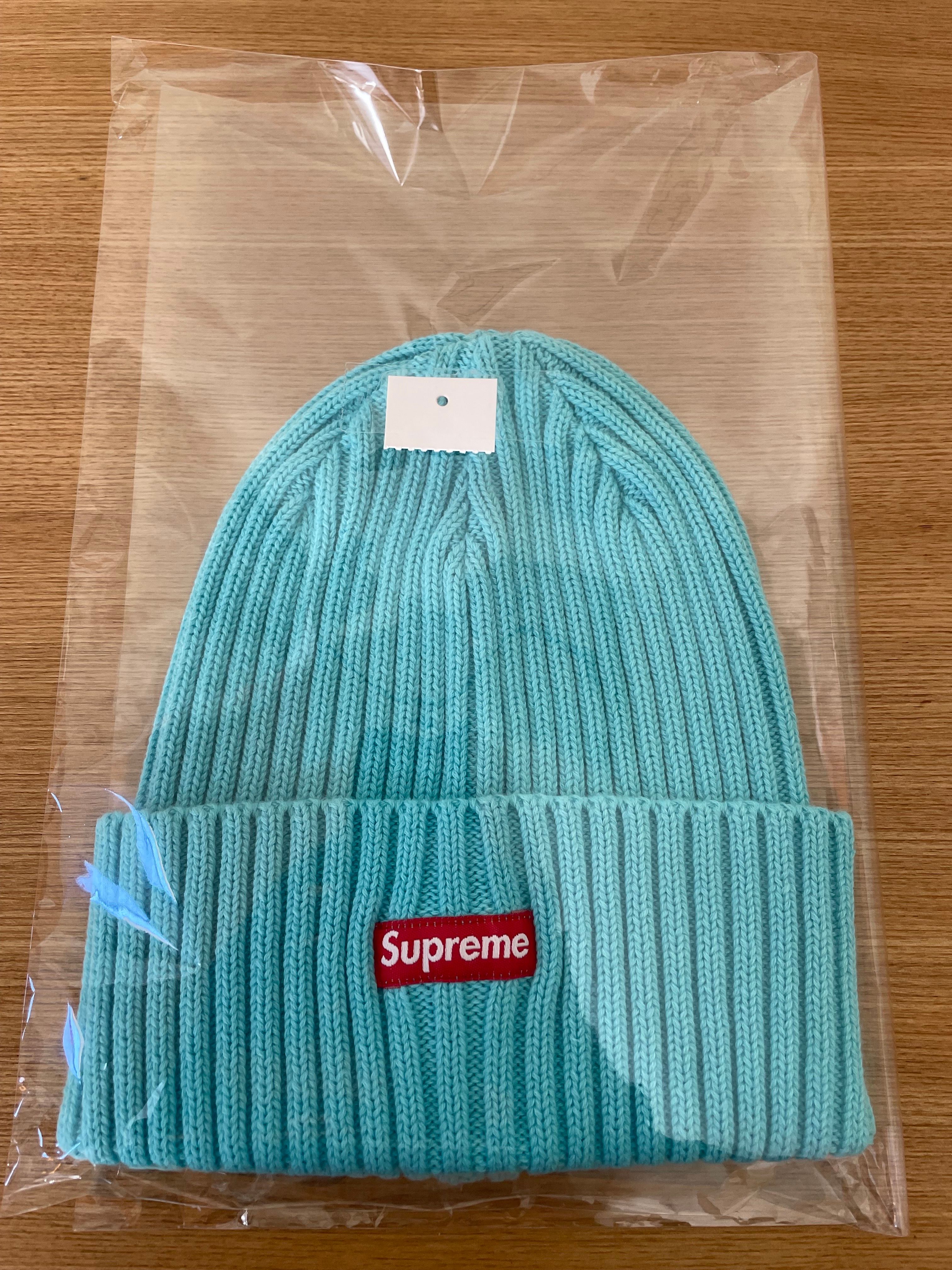Supreme 17ss Overdyed Beanie Ice Blue