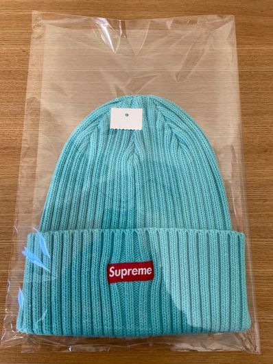 Supreme 17ss Overdyed Beanie Ice Blue