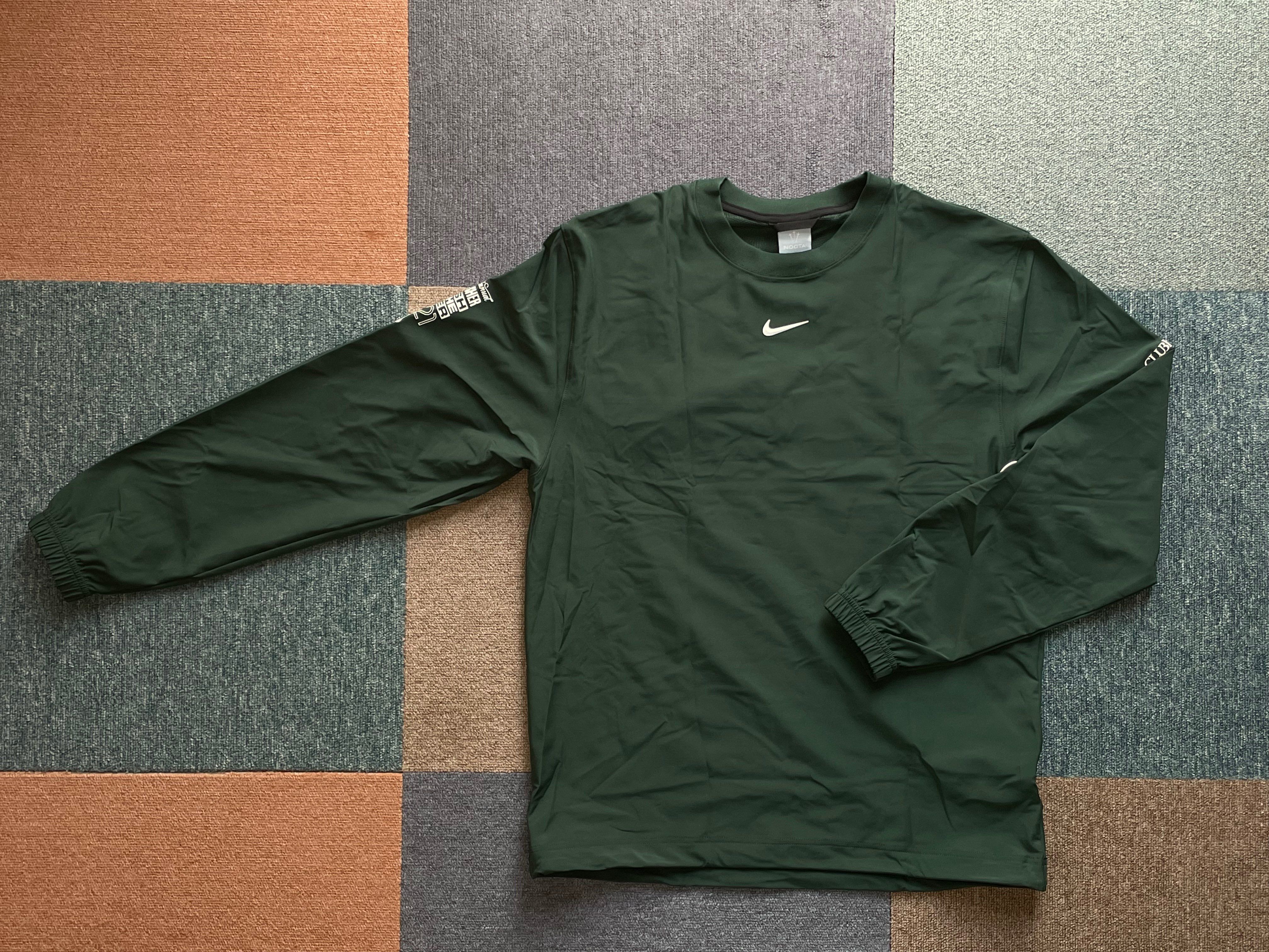 Nike NOCTA LONG SLEEVE WOVEN CREW "Pro Green"