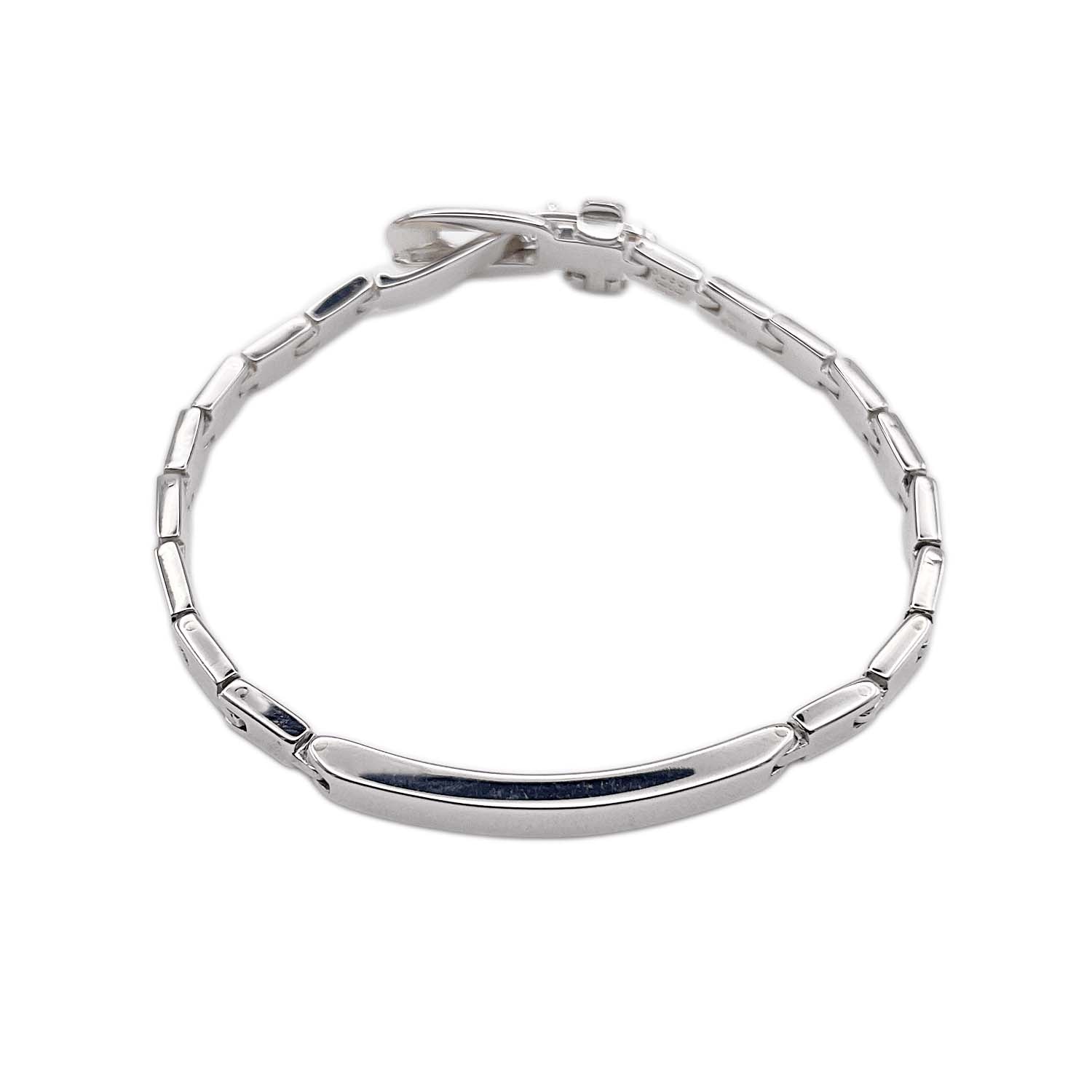 GUCCI グッチ オールドグッチ ヴィンテージ サンチュール ブレスレット
 SV925 シルバー 新品仕上済 ユニセックス
 【中古】