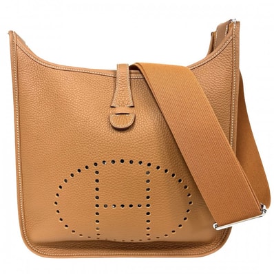 HERMES エルメス ショルダーバッグ エブリンPM 3 肩掛け 斜め掛け Evelyne K刻印 レザー ブラウン 茶 シルバー金具 レディース 美品 2025年【中古品】
