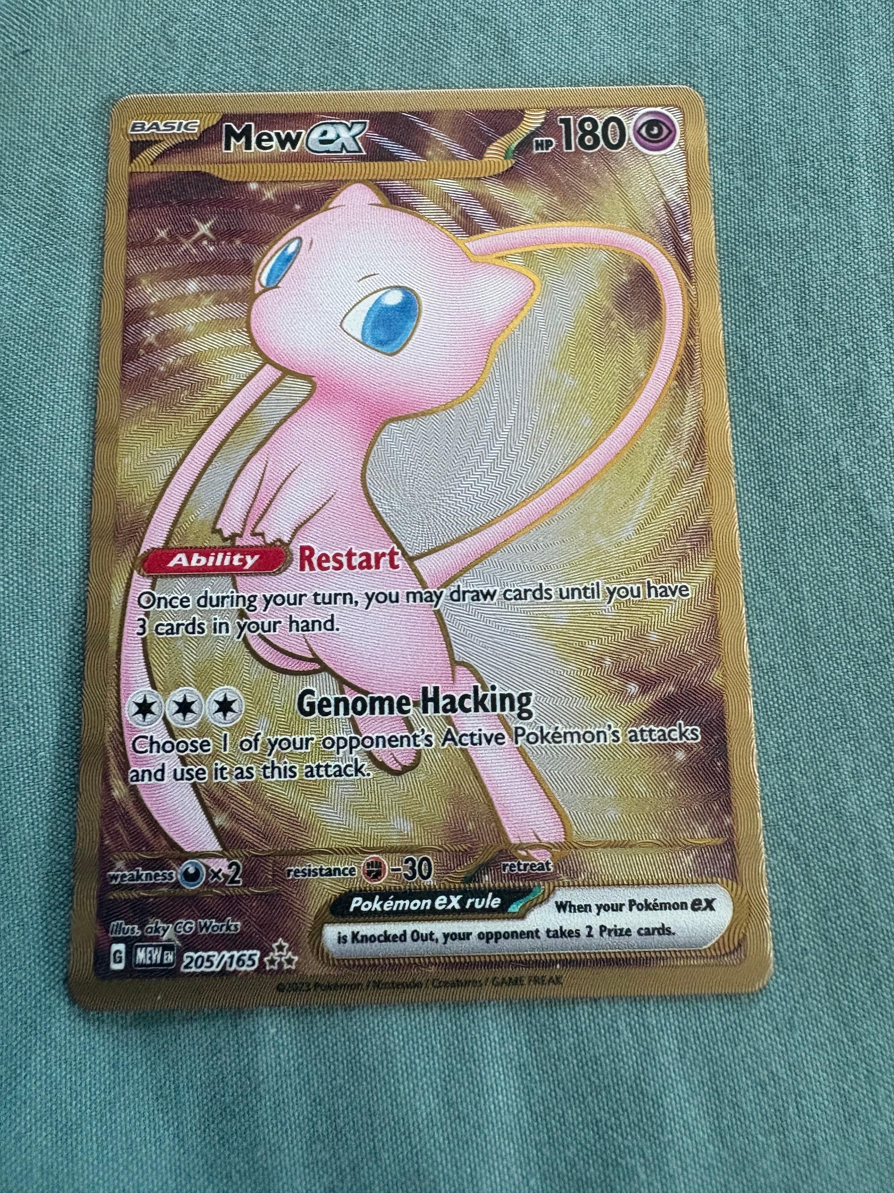 PSA10】ミュウex UR[SV2a 208/165](強化拡張パック「ポケモンカード151