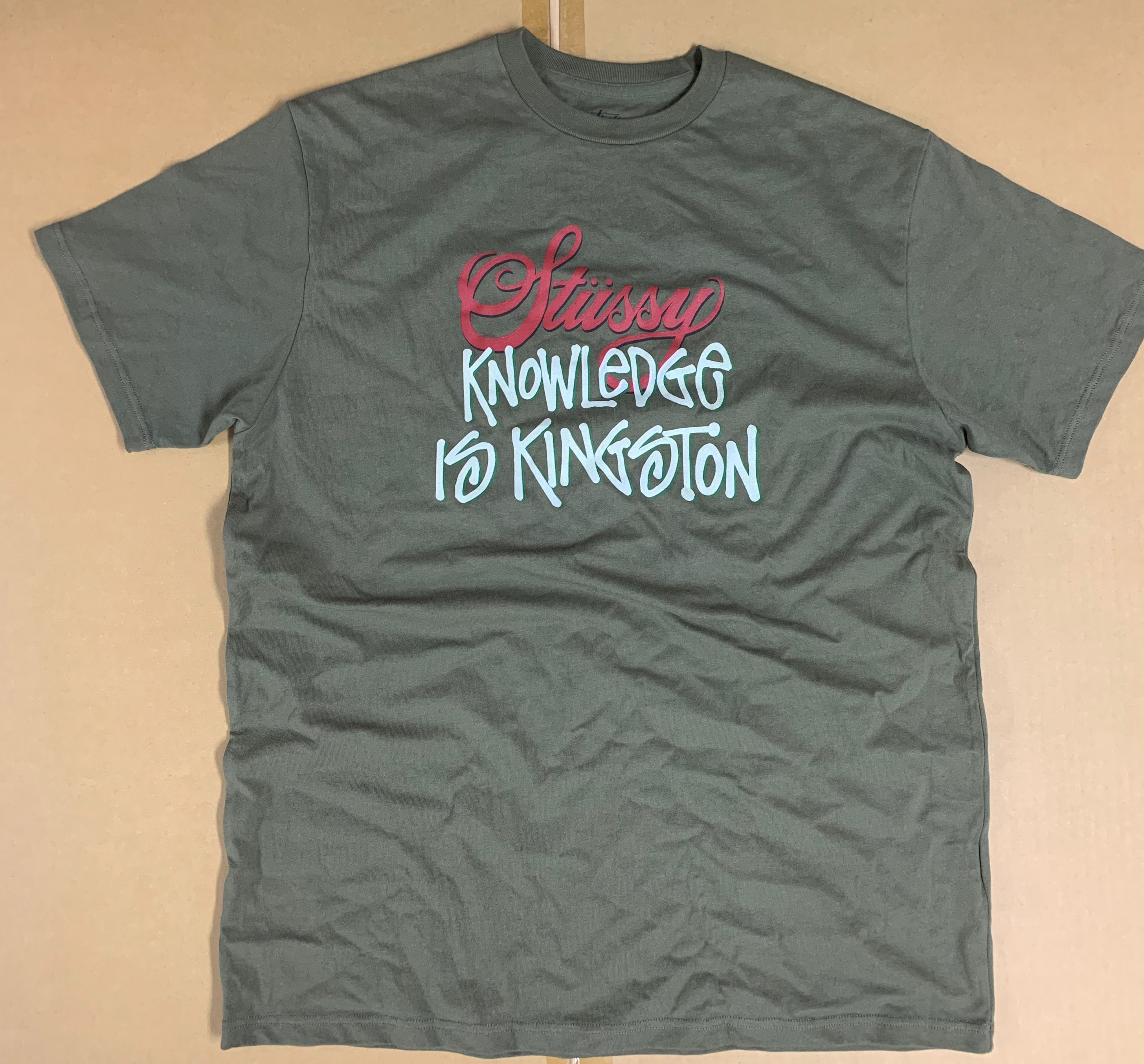 stussy knowledge is kingston tee tシャツ