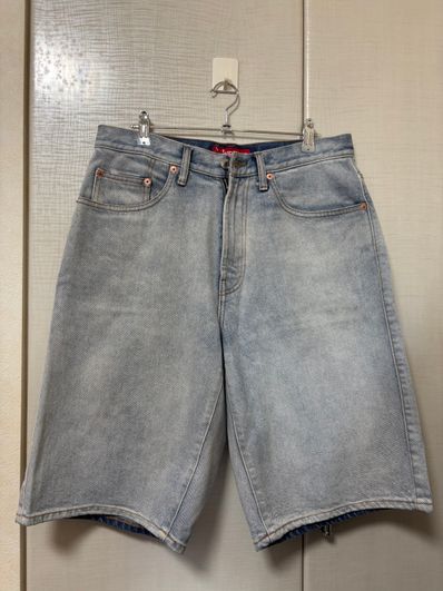 Supreme Baggy Denim Short "Dirty Indigo" (23SS)