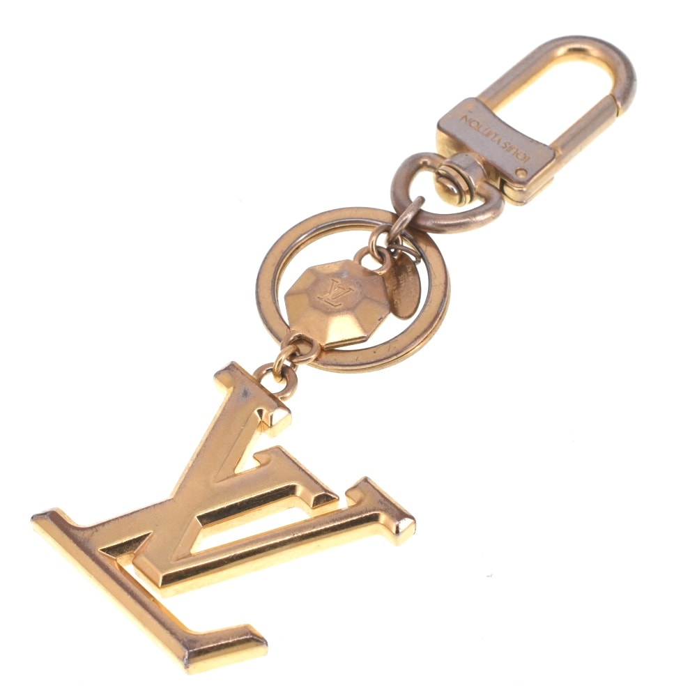 ルイ・ヴィトン LOUIS VUITTON M65216 ポルトクレ・LV ファセット キーホルダー レディース T#140383