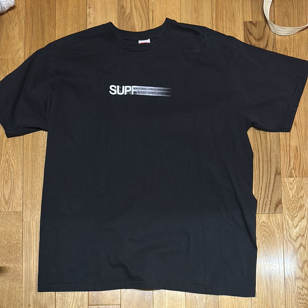 Supreme Motion Logo Tee "Black" (23SS)