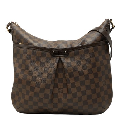 ルイ ヴィトン ダミエ ブルームズベリGM 斜め掛け ショルダーバッグ N42250 ブラウン PVC レザー レディース LOUIS VUITTON 中古