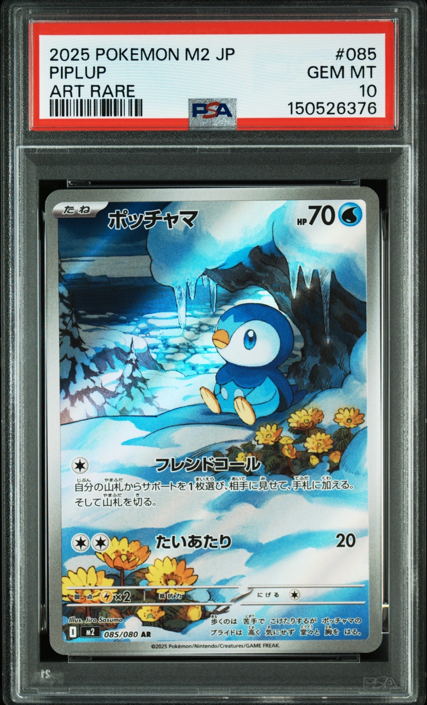PSA10】ポッチャマ AR [M2 085/080](拡張パック「インフェルノX」) 1枚
