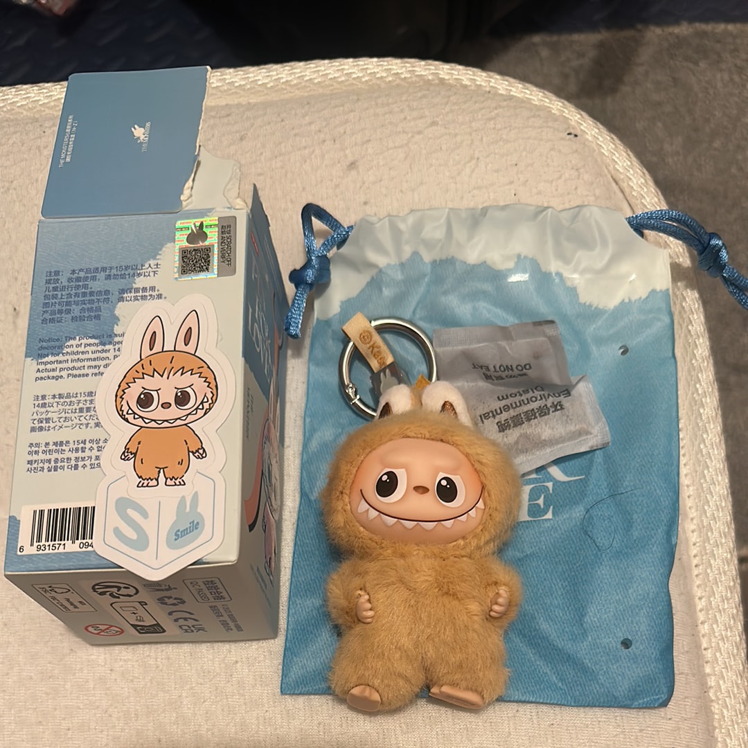 POP MART THE MONSTERS (LABUBU) Pin for Love Series-Vinyl Plush Pendant (N-Z) S