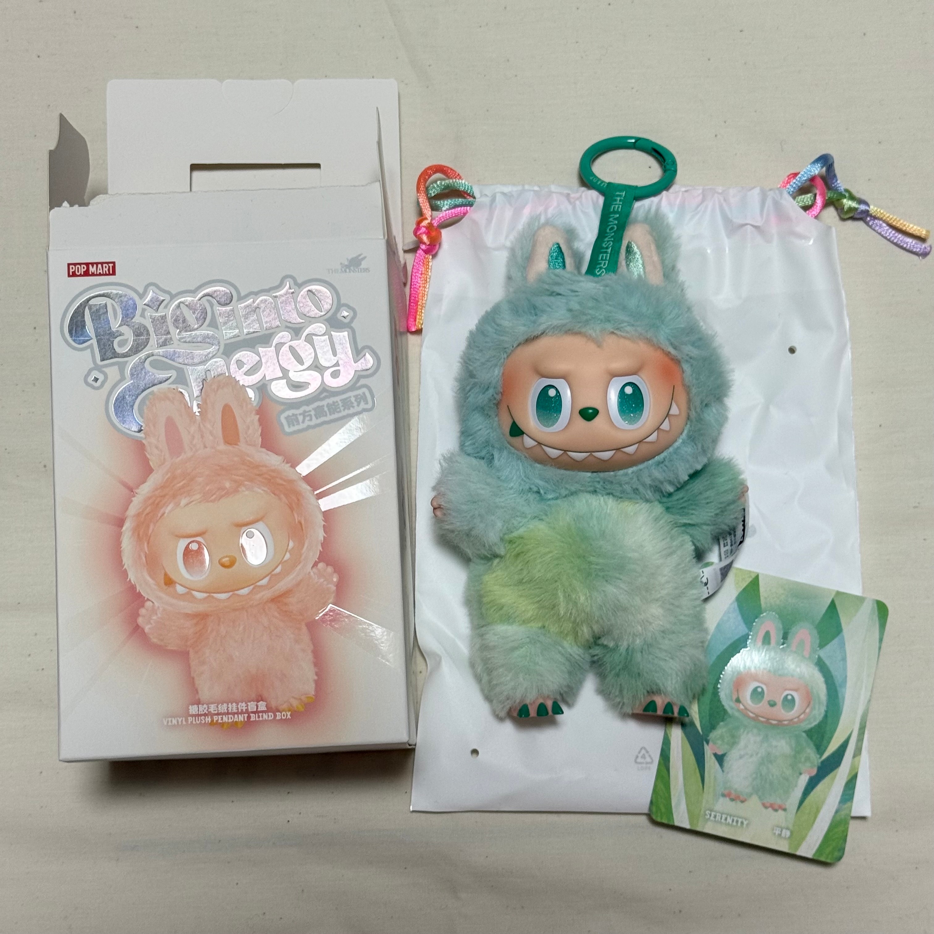 POP MART THE MONSTERS (LABUBU) Big into Energy Series Plush Pendant SERENITY