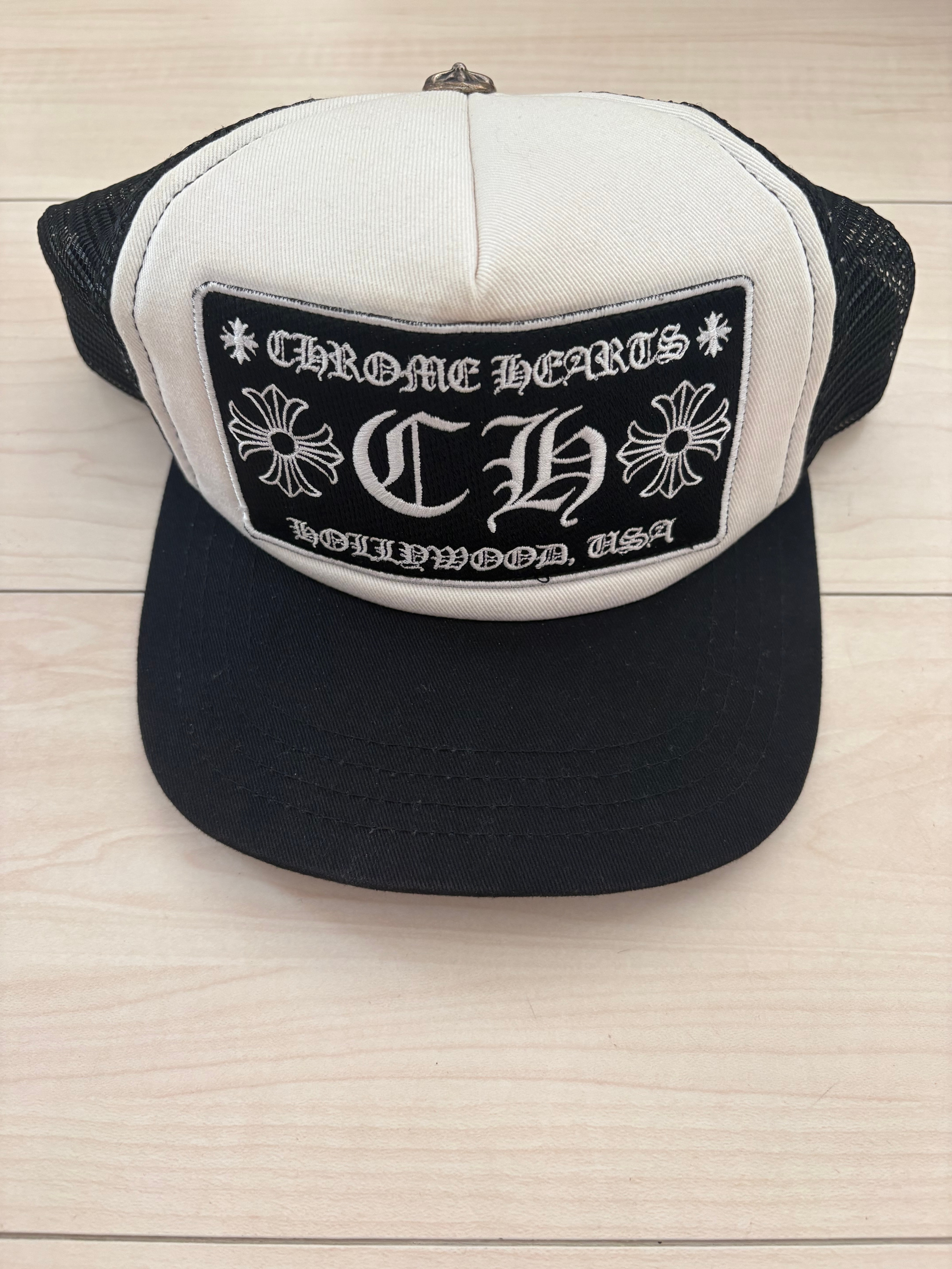 Chrome Hearts Trucker Cap CH "Black/White"