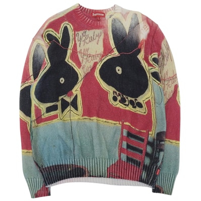 極美品 シュプリーム ニット Yo Baby Sweater ヨー ベイビー マルチ メンズ M