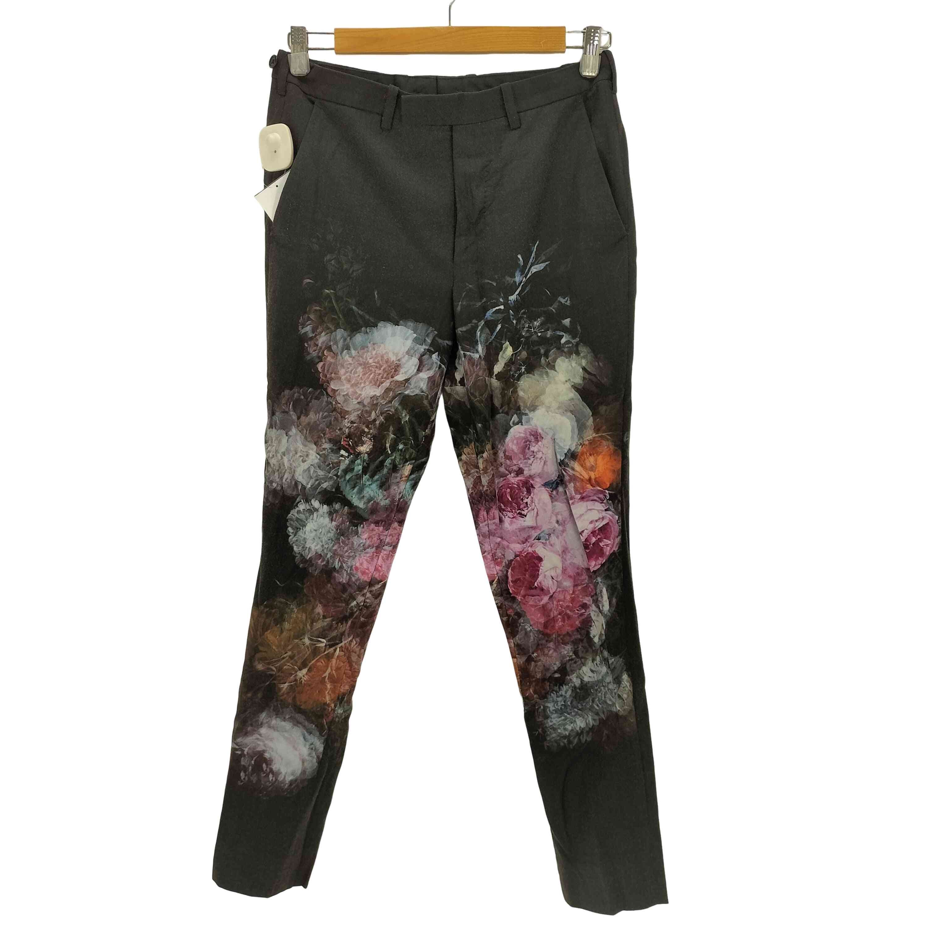 20SS SLIM SLACKS WOOL GABARDINE INKJET【1138542952347】