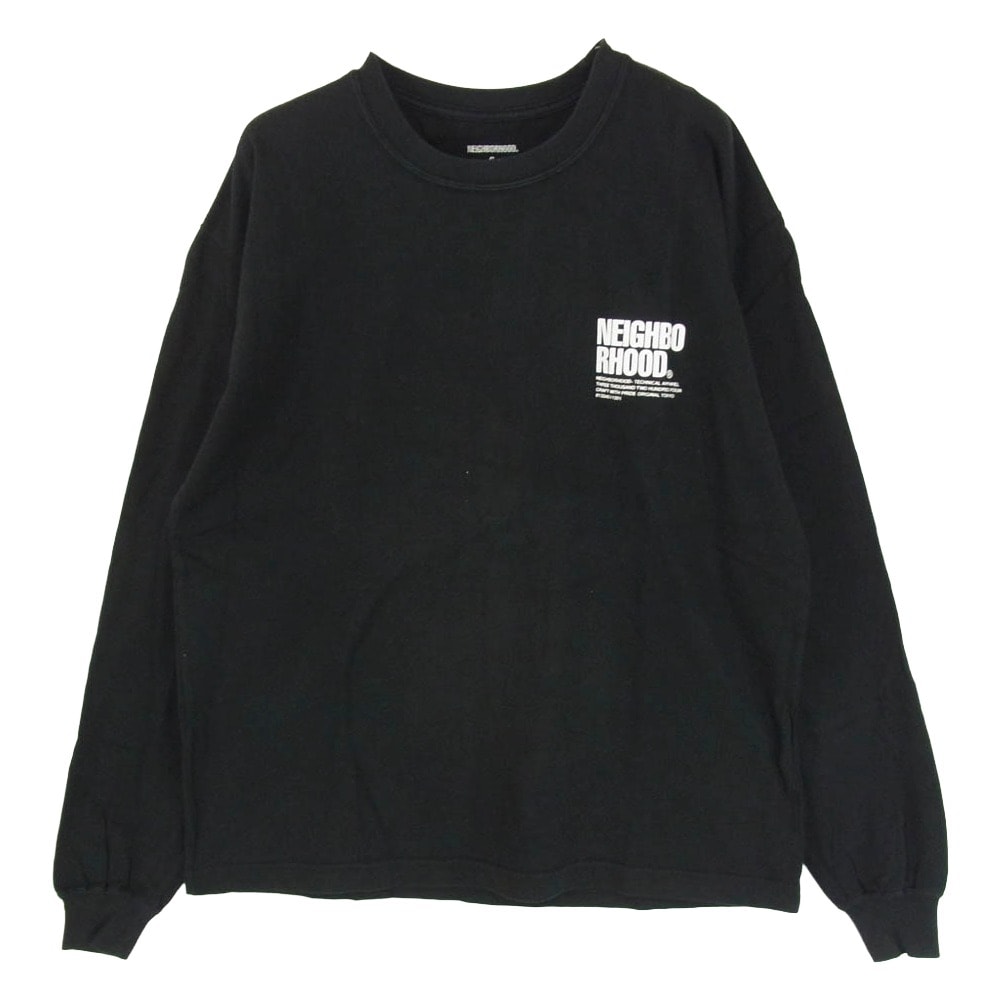 NEIGHBORHOOD ネイバーフッド カットソー 23SS 231PCNH-LT02 H.TEE LS-2 長袖 Tシャツ カットソー ブラック系 S【中古】