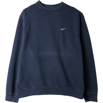 古着 ~00年代 ナイキ NIKE ワンポイントロゴスウェットシャツ トレーナー メンズL相当/eaa618896