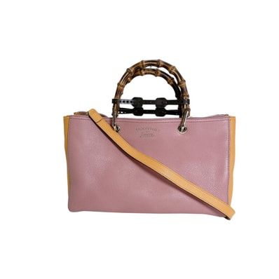 グッチ GUCCI バンブー 323660 バイカラー ハンドバッグ
