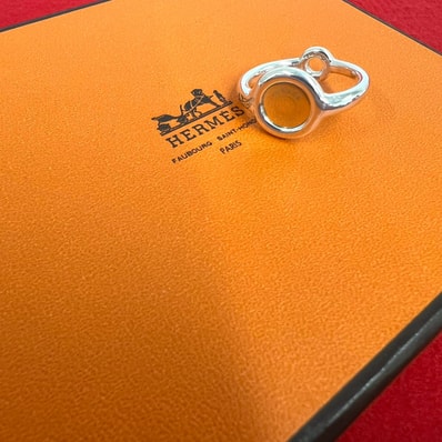 HERMES エルメス セリエ リング シルバー925 K18イエローゴールド リング・指輪 17号 シルバー
38365
