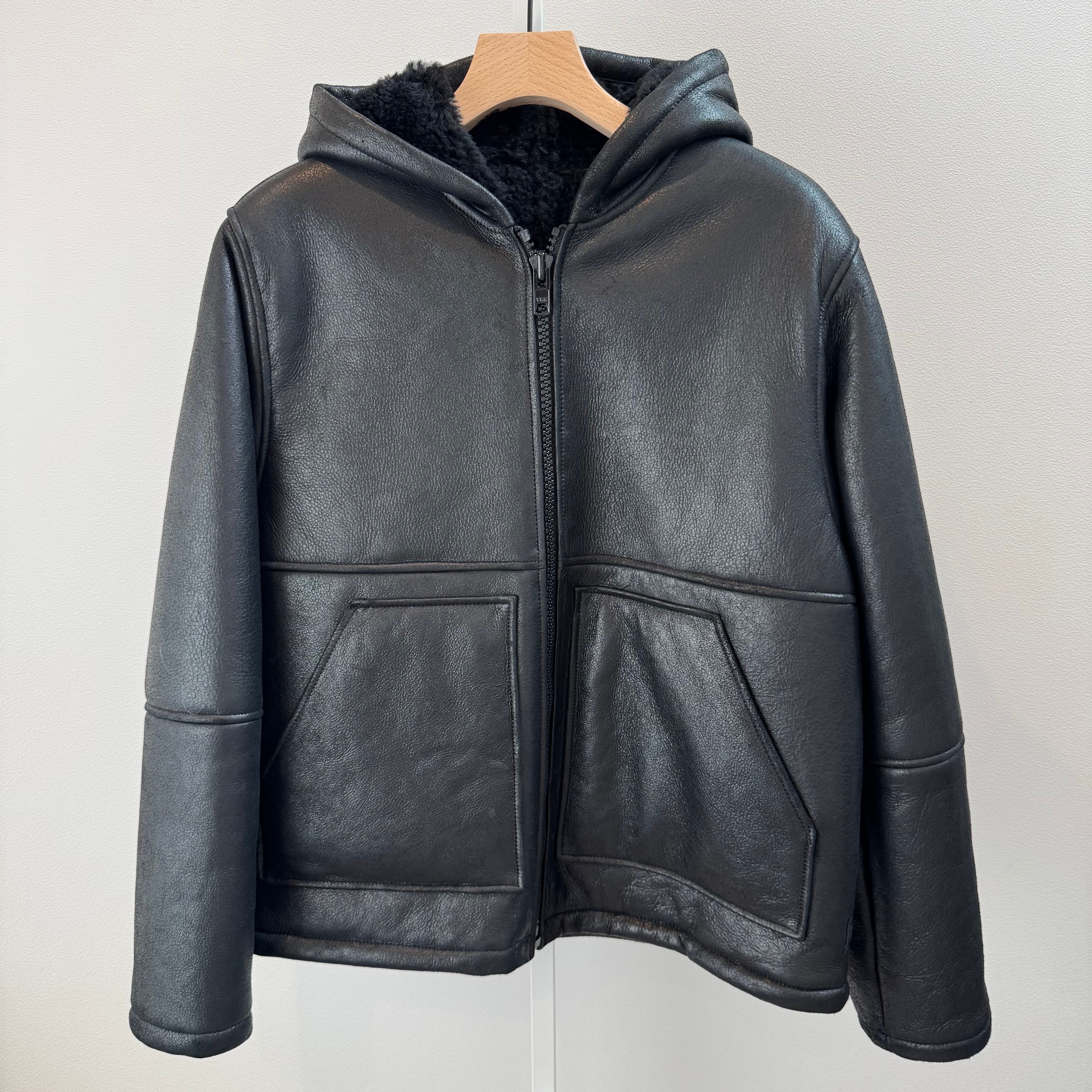 Stussy Shearling Hooded Jacket "Black"
