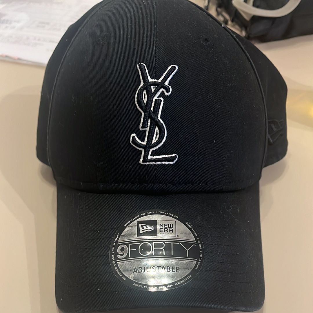 Saint Laurent x New Era YSL Monogram Cap "Black"