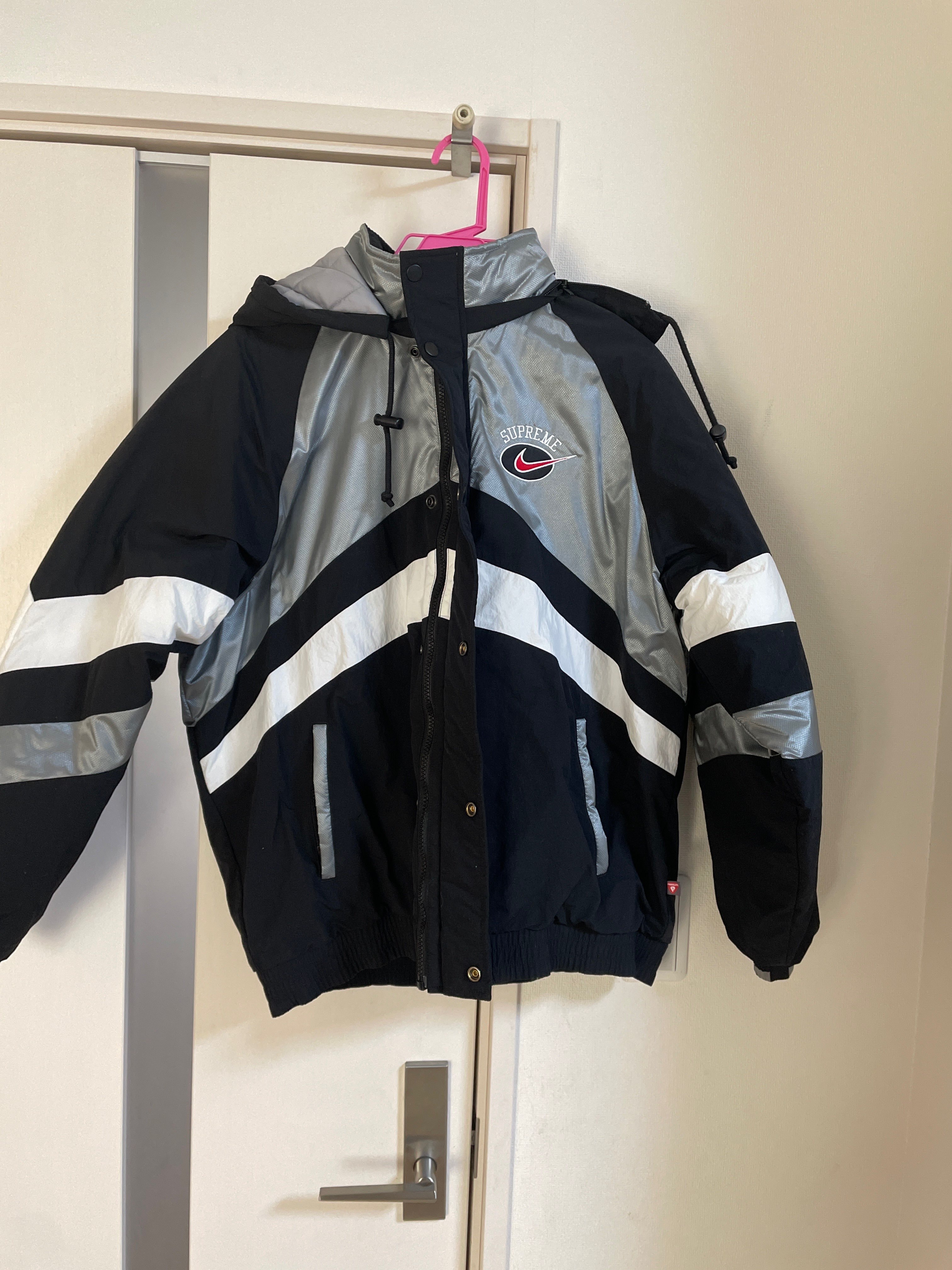 Supreme / Nike Hooded Sport Jacket "Silver"