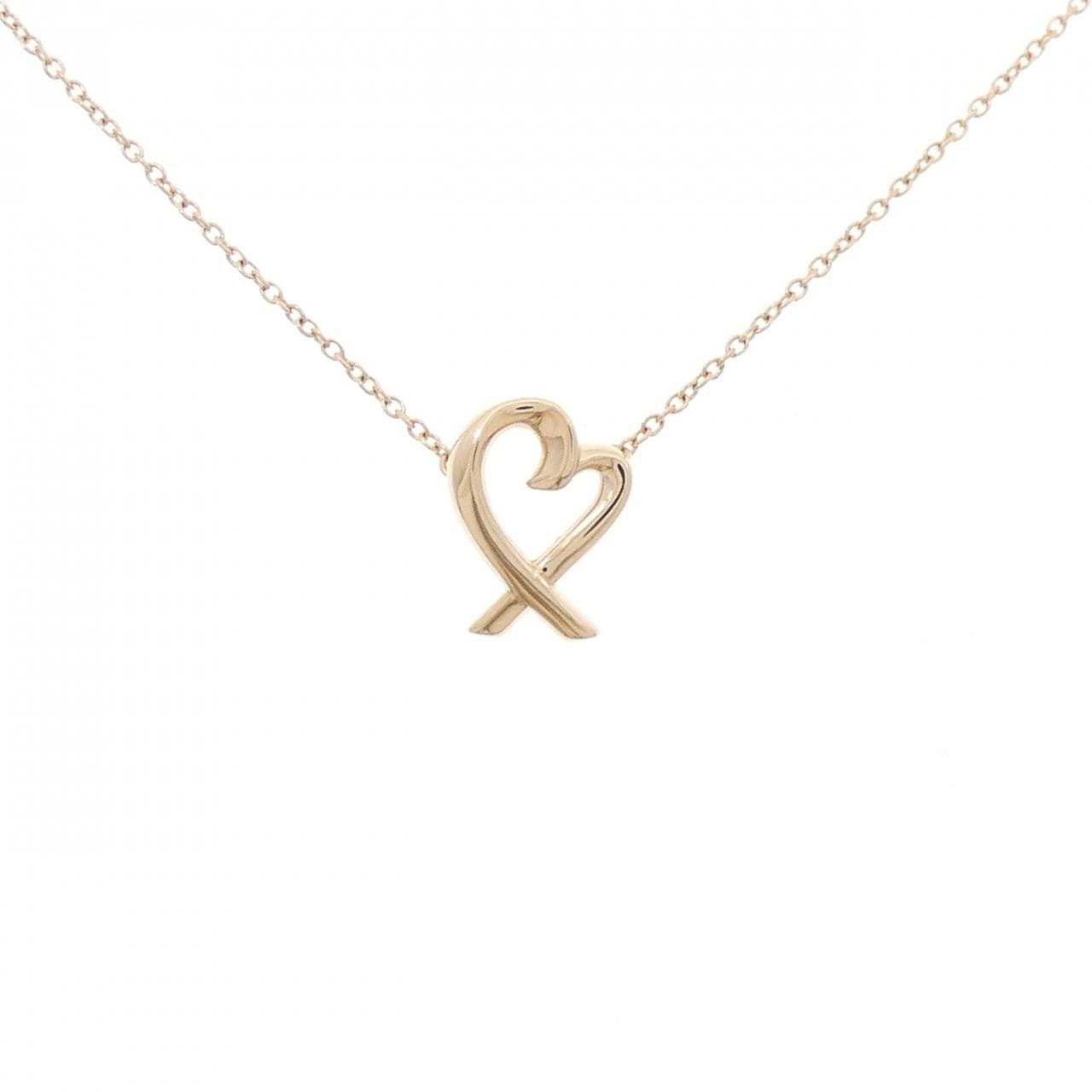 ティファニー ラビングハート ミニ ネックレス