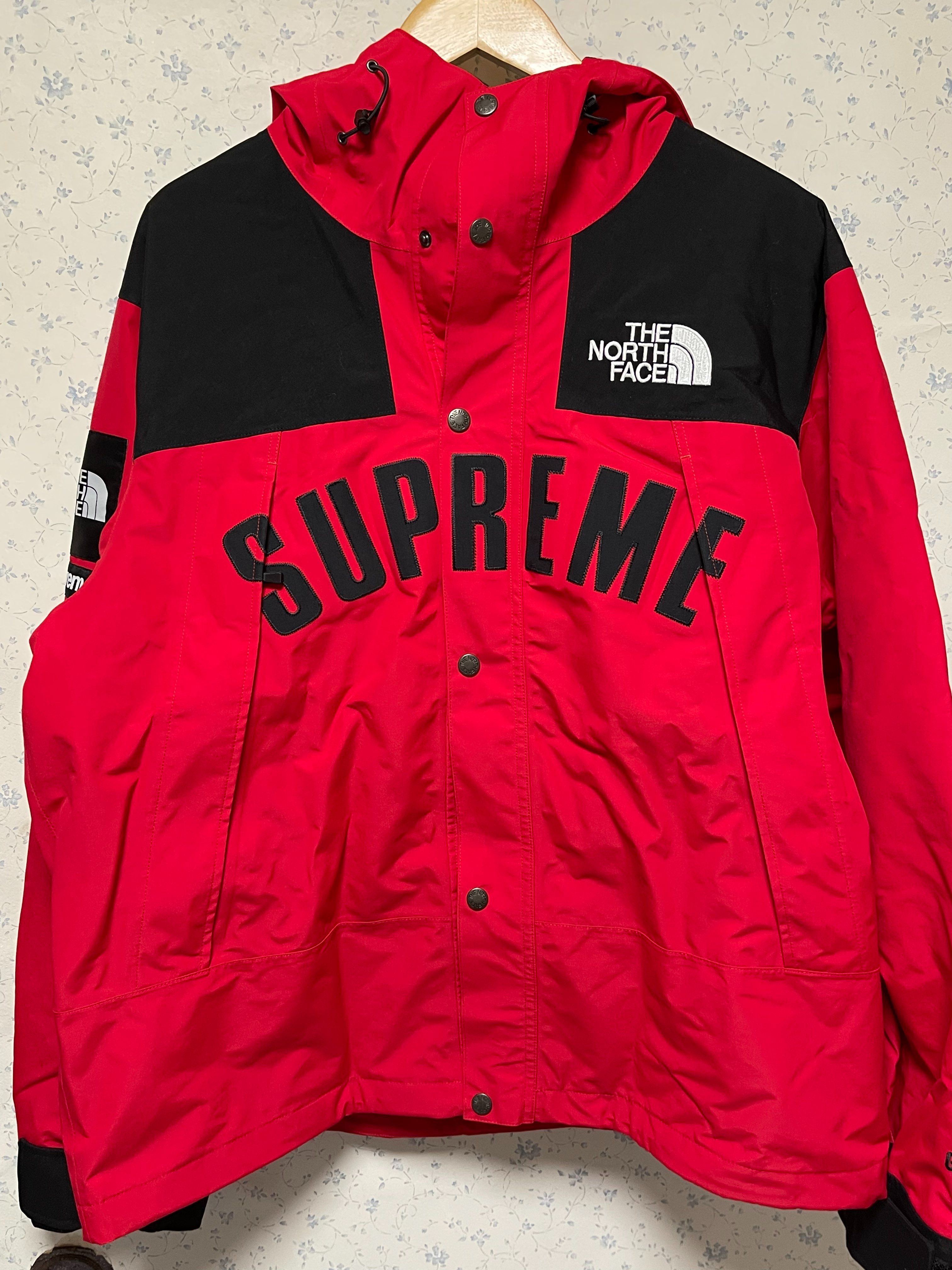 Supreme x The North Face Arc Logo Mountain Parka "Red"