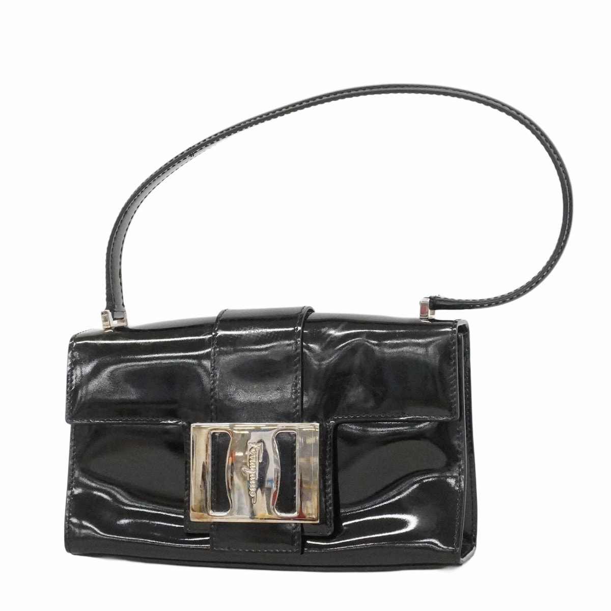 サルバトーレフェラガモ 2way エナメルハ 中古・古着通販】Salvatore Ferragamo (サルヴァトーレ フェラガモ
