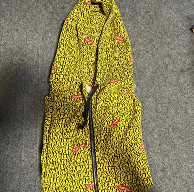 Supreme / IRAK Zip UP Hooded Sweatshirt "Yellow"
