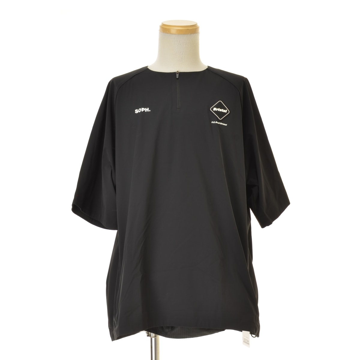 F.C.Real Bristol Cordura 4Way Stretch Ventilation S/S Piste "Black"