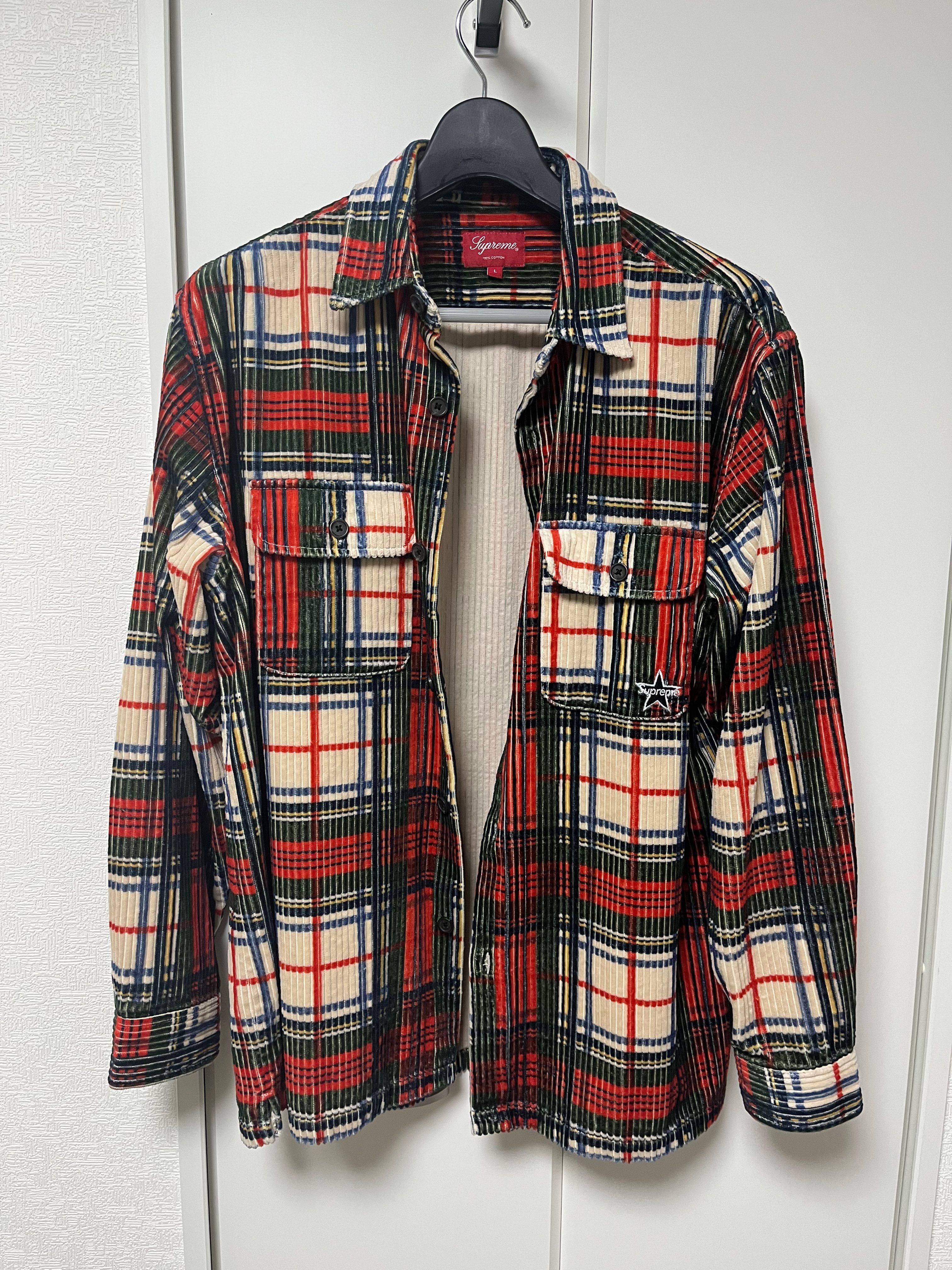 Supreme Corduroy Shirt "Plaid"