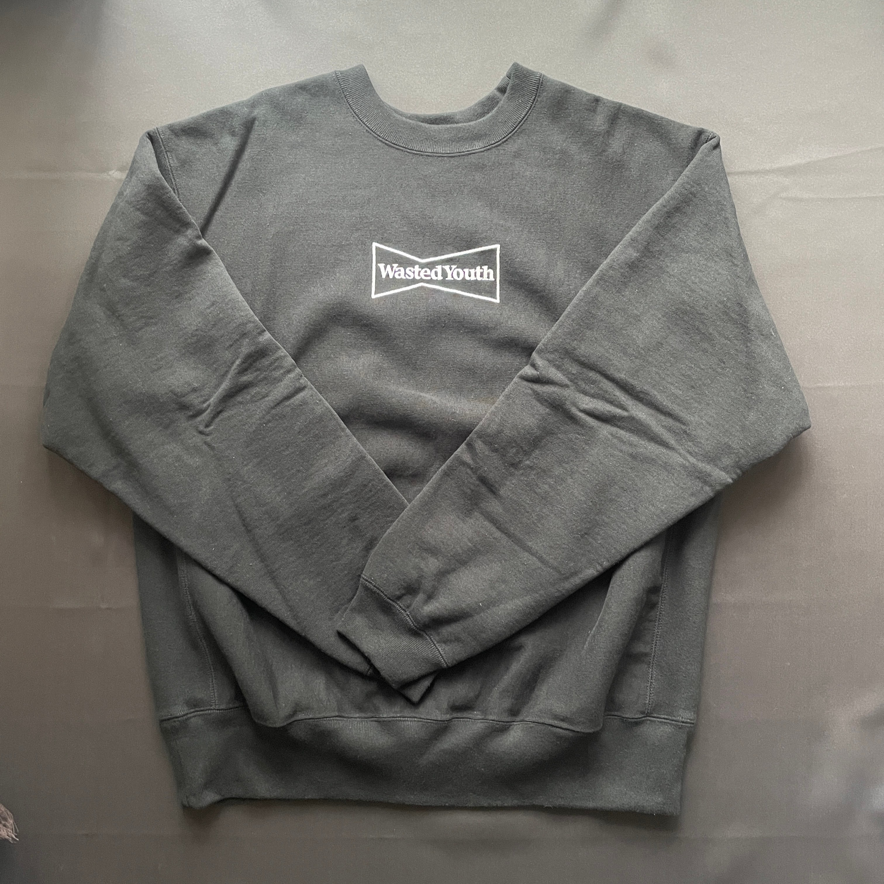 Wasted Youth Heavy Weight Sweatshirt #2 "Black" / VERDY