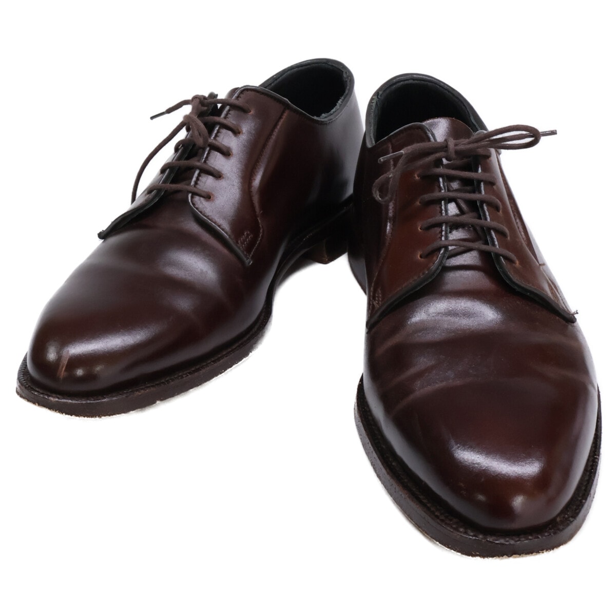 トリッカーズ NANO UNIVERSE別注 CORDOVAN DERBY コードバン プレーントゥ シューズ 8