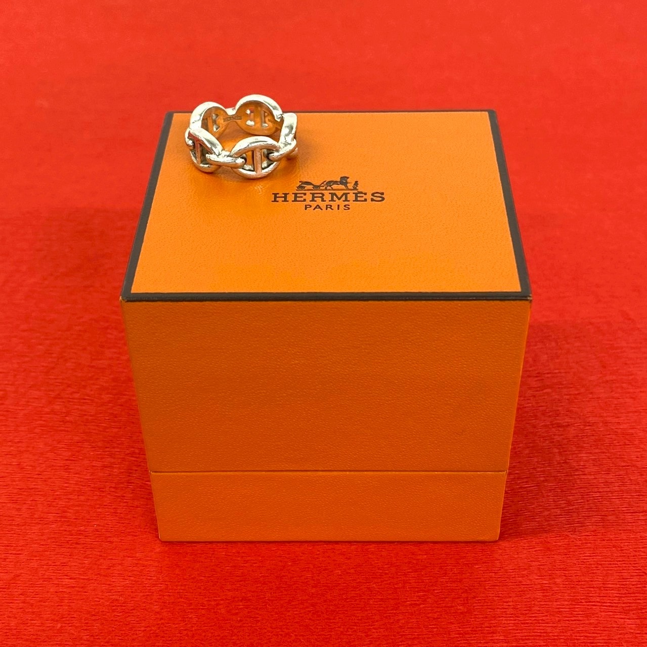 HERMES エルメス アンシェネ シルバー925 リング・指輪 シルバー
 63601