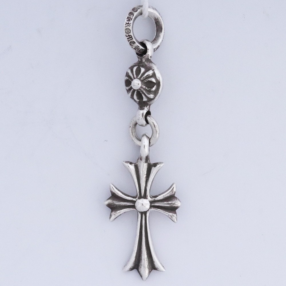Chrome Hearts 1 Ball Tiny CH Cross Charm "Silver"