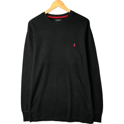 古着 ラルフローレン Ralph Lauren POLO RALPH LAUREN SLEEPWEAR サーマルロンT ハニカム メンズXL相当/eaa529701