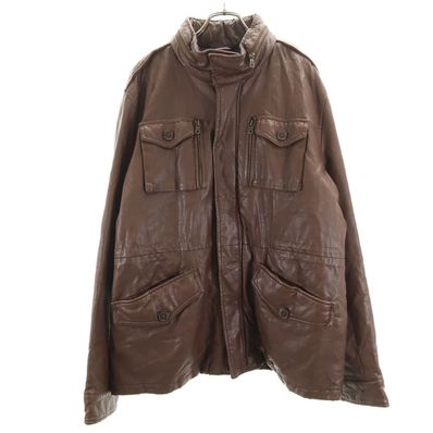 TOMMY HILFIGER フェイク レザージャケット