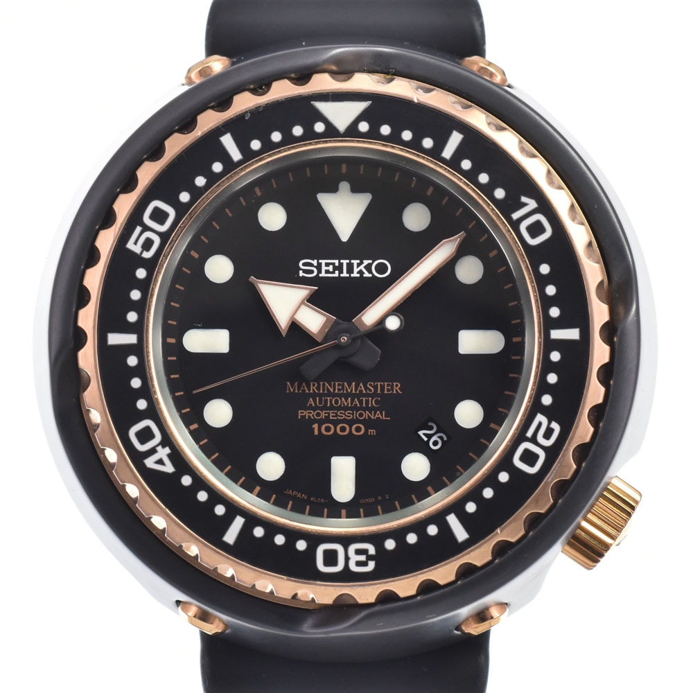 セイコー SEIKO SBDX014/8L35-00H0 プロスペックス マリーンマスター 1000m 自動巻き メンズ 良品 箱・保証書付き 腕時計 L#150728